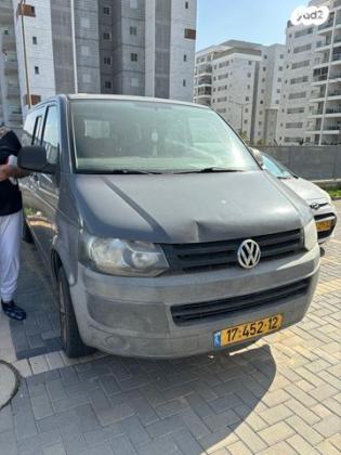 פולקסווגן טרנספורטר מסחרי/נוסעים Delivery Van קצר ידני דיזל 2.0 (84 כ''ס) דיזל 2012 למכירה בנתיבות