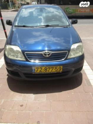 טויוטה קורולה GLI אוט' 1.6 (110 כ''ס) בנזין 2005 למכירה באלעד