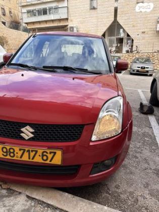 סוזוקי סוויפט GLX אוט' 1.5 (101 כ''ס) בנזין 2008 למכירה בירושלים