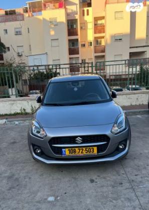 סוזוקי סוויפט GLX אוט' הייבריד 1.2 (83 כ"ס) בנזין 2022 למכירה בגדרה