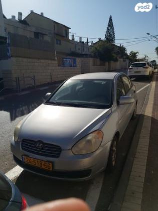 יונדאי אקסנט (עד 2012) GL אוט' 1.4 (97 כ''ס) בנזין 2008 למכירה ברעננה