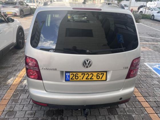 פולקסווגן טוראן Trendline אוט' דיזל 1.9 (105 כ"ס) דיזל 2009 למכירה באור עקיבא