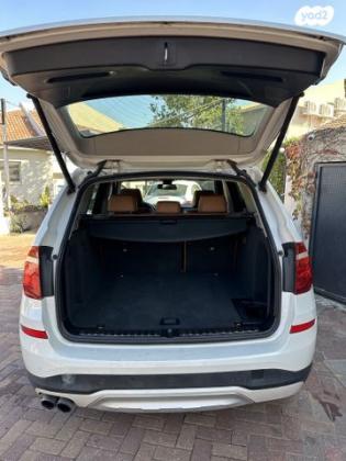 ב.מ.וו X3 4X4 XDRIVE28I X-Line אוט' 2.0 (245 כ''ס) בנזין 2017 למכירה בתל אביב יפו