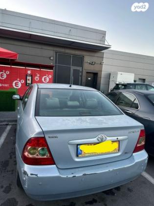 טויוטה קורולה Sun אוט' 1.6 (110 כ''ס) בנזין 2007 למכירה באשקלון