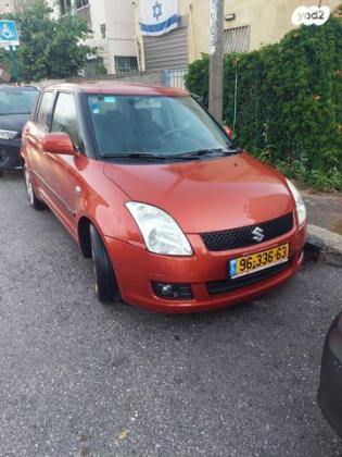 סוזוקי סוויפט GLX אוט' 1.5 (101 כ''ס) בנזין 2008 למכירה בפתח תקווה