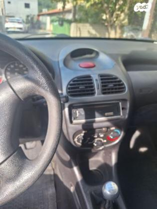 פיג'ו 206 XS ידני 3 דל' 1.6 (90 כ"ס) בנזין 2000 למכירה בראס אל עין