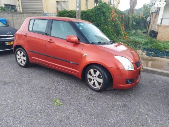 סוזוקי סוויפט GLX אוט' 1.5 (101 כ''ס) בנזין 2008 למכירה בפתח תקווה