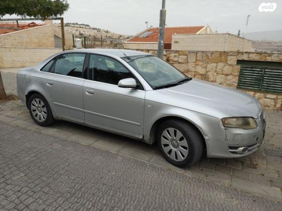 אאודי A4 אוט' דיזל 2.0 (140 כ''ס) דיזל 2008 למכירה בירושלים