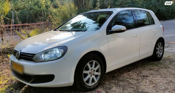 פולקסווגן גולף Trendline אוט' 5 דל' 1.4 (122 כ"ס) [2008-2013] בנזין 2011 למכירה בראש פינה