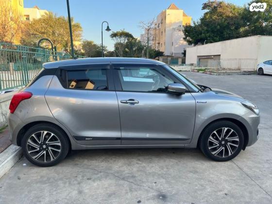 סוזוקי סוויפט GLX אוט' הייבריד 1.2 (83 כ"ס) בנזין 2022 למכירה בגדרה