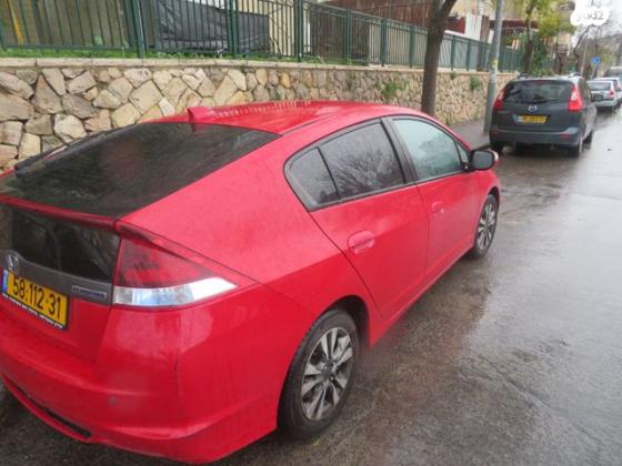 הונדה אינסייט Comfort הייבריד אוט' 1.3 (88 כ''ס) בנזין 2014 למכירה בירושלים