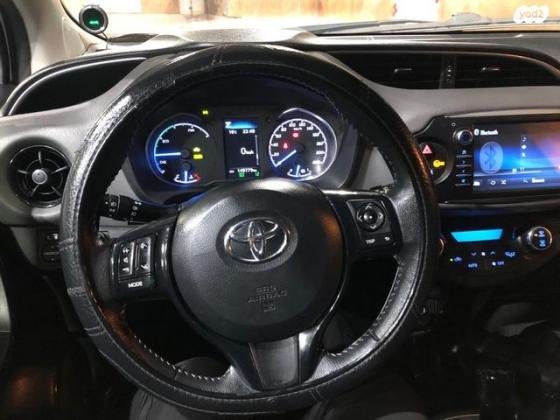 טויוטה יאריס הייבריד Style אוט' 1.5 (73 כ"ס) בנזין 2019 למכירה בשדות ים