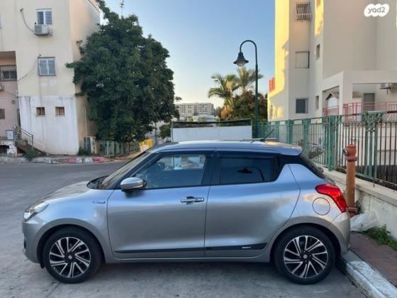 סוזוקי סוויפט GLX אוט' הייבריד 1.2 (83 כ"ס) בנזין 2022 למכירה בגדרה