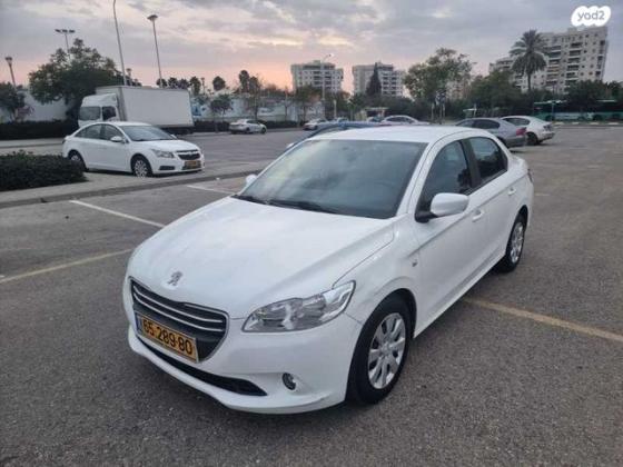 פיג'ו 301 Active אוט' 1.6 (115 כ"ס) בנזין 2017 למכירה ברחובות