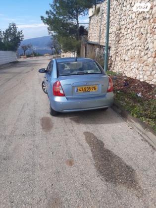 יונדאי אקסנט (עד 2012) GL אוט' 1.4 (97 כ''ס) בנזין 2011 למכירה בצפת