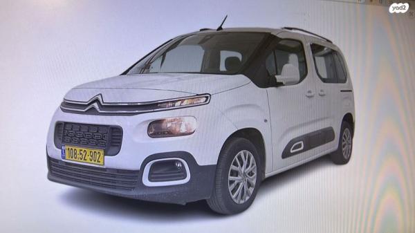 סיטרואן ברלינגו דור 3 (2018 ואילך) Shine אוט' דיזל 5 מק' 1.5 (130 כ''ס) דיזל 2020 למכירה בראשון לציון