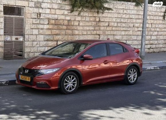 הונדה סיוויק האצ'בק החדשה Comfort אוט' 1.8 (142 כ''ס) בנזין 2015 למכירה בחולון
