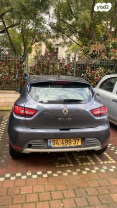 רנו קליאו דור 4 (2013-2019) Life אוט' 1.2 (118 כ''ס) בנזין 2017 למכירה בהרצליה