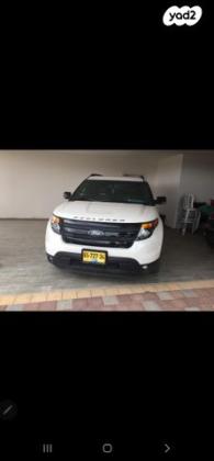 פורד אקספלורר 4X4 Sport אוט' 7 מק' 3.5 (365 כ"ס) בנזין 2015 למכירה בכפר חנניה