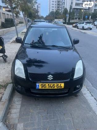 סוזוקי סוויפט GLX אוט' 1.5 (101 כ''ס) בנזין 2008 למכירה ביבנה