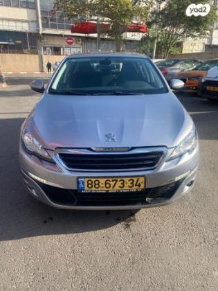 פיג'ו 308 Active אוט' 1.2 (130 כ''ס) בנזין 2016 למכירה בראשון לציון
