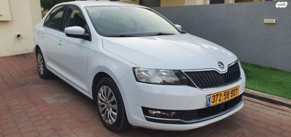 סקודה ראפיד Ambition הצ'בק אוט' 1.0 (95 כ"ס) בנזין 2018 למכירה בעפולה