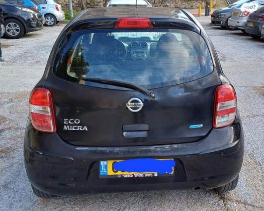 ניסאן מיקרה Visia אוט' 1.2 (80 כ''ס) בנזין 2013 למכירה בירושלים
