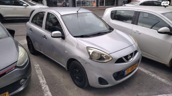 ניסאן מיקרה Visia אוט' 1.2 (80 כ''ס) בנזין 2014 למכירה ברמת גן