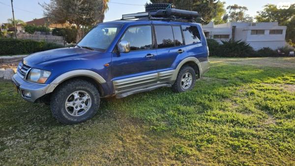 מיצובישי פג'רו ארוך 4X4 GLS אוט' דיזל 7 מק' 3.2 (160 כ''ס) דיזל 2001 למכירה בשדה צבי