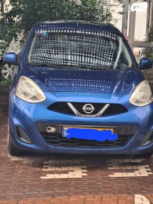 ניסאן מיקרה Visia אוט' 1.2 (80 כ''ס) בנזין 2015 למכירה בראשון לציון