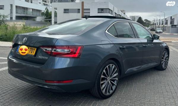 סקודה סופרב (עד 2019) L&K אוט' 2.0 (220 כ''ס) בנזין 2018 למכירה בחדרה