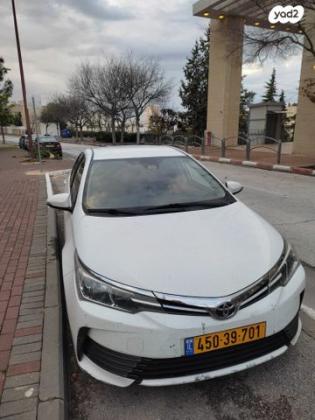 טויוטה קורולה Sun אוט' 1.6 (132 כ"ס) בנזין 2018 למכירה בירושלים