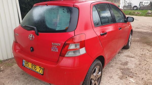 טויוטה יאריס Terra ידני 1.3 (100 כ"ס) בנזין 2010 למכירה באור יהודה