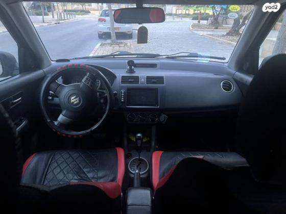 סוזוקי סוויפט GLX אוט' 1.5 (101 כ''ס) בנזין 2008 למכירה ביבנה