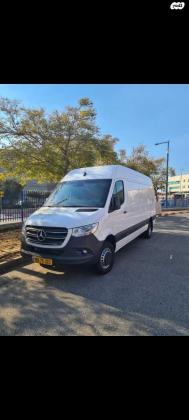 מרצדס ספרינטר מסחרי 517 AT9 ואן ארוך גבוה 5ט אוט' דיזל 2.0(170 כ''ס) דיזל 2023 למכירה בשוהם
