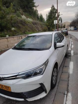 טויוטה קורולה Sun אוט' 1.6 (132 כ"ס) בנזין 2018 למכירה בירושלים