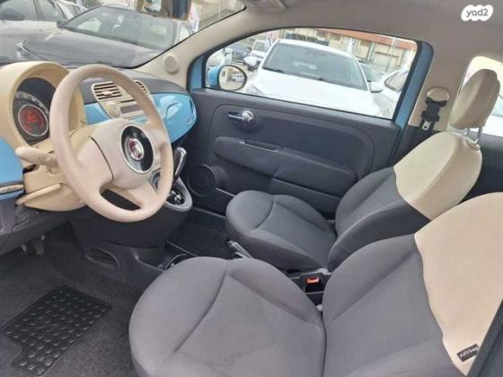 פיאט 500 Pop אוט' 1.2 (69 כ"ס) [2009-2014] בנזין 2013 למכירה בחולון