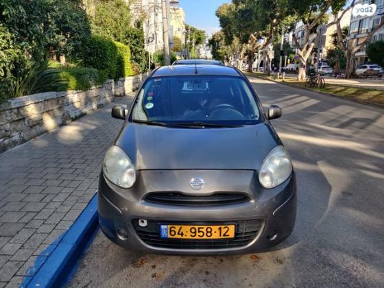 ניסאן מיקרה Visia אוט' 1.2 (80 כ''ס) בנזין 2013 למכירה בתל אביב יפו