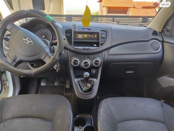 יונדאי i10 Inspire ידני 1.1 (69 כ''ס) בנזין 2012 למכירה בצפת