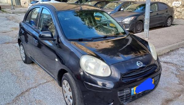 ניסאן מיקרה Visia אוט' 1.2 (80 כ''ס) בנזין 2013 למכירה בירושלים