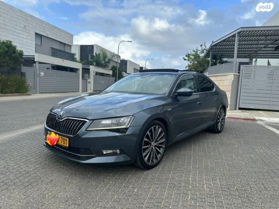 סקודה סופרב (עד 2019) L&K אוט' 2.0 (220 כ''ס) בנזין 2018 למכירה בחדרה