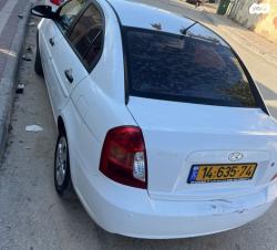 יונדאי אקסנט (עד 2012) GL אוט' 1.4 (97 כ''ס) בנזין 2010 למכירה בחור