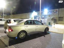 טויוטה קורולה GLI אוט' 1.6 (110 כ''ס) בנזין 2003 למכירה בירושלים