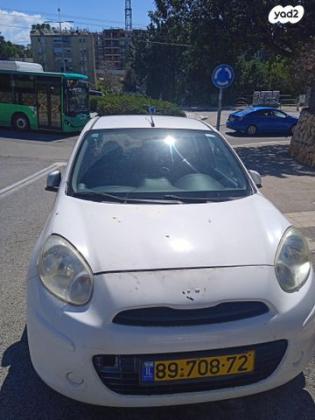 ניסאן מיקרה Visia אוט' 1.2 (80 כ''ס) בנזין 2011 למכירה בחיפה