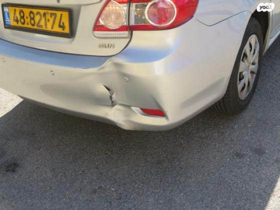 טויוטה קורולה Sun אוט' 1.6 (124 כ"ס) בנזין 2011 למכירה במגדל העמק