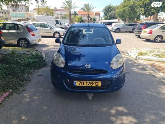 ניסאן מיקרה Visia אוט' 1.2 (80 כ''ס) בנזין 2013 למכירה ברחובות