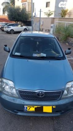 טויוטה קורולה GLI אוט' 1.6 (110 כ''ס) בנזין 2003 למכירה בטבריה