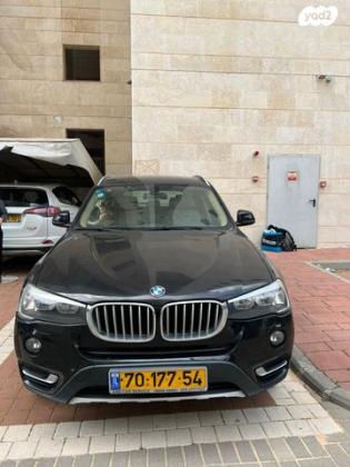 ב.מ.וו X3 4X4 XDRIVE28I X-Line אוט' 2.0 (245 כ''ס) בנזין 2015 למכירה בראשון לציון