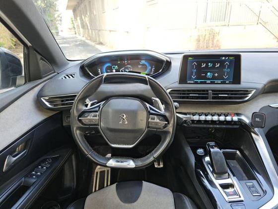 פיג'ו 3008 PHEV GT הייבריד אוט' 1.6 (300 כ''ס) היברידי חשמל / בנזין 2021 למכירה בפתח תקווה