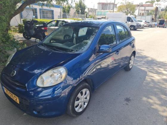 ניסאן מיקרה Visia אוט' 1.2 (80 כ''ס) בנזין 2013 למכירה ברחובות